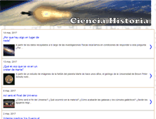 Tablet Screenshot of cienciahistoria.com